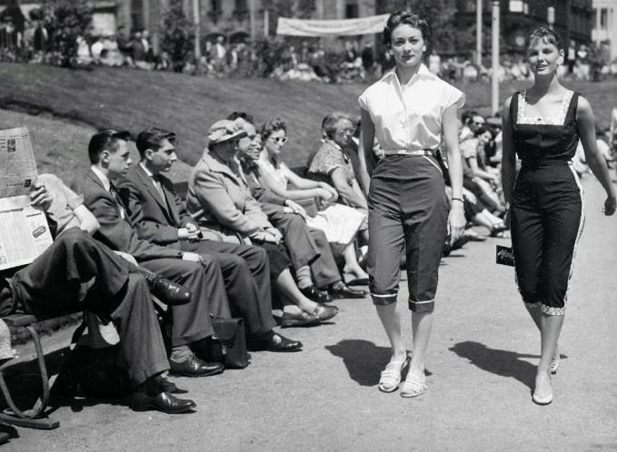 1955 glamour in the sunken gardens